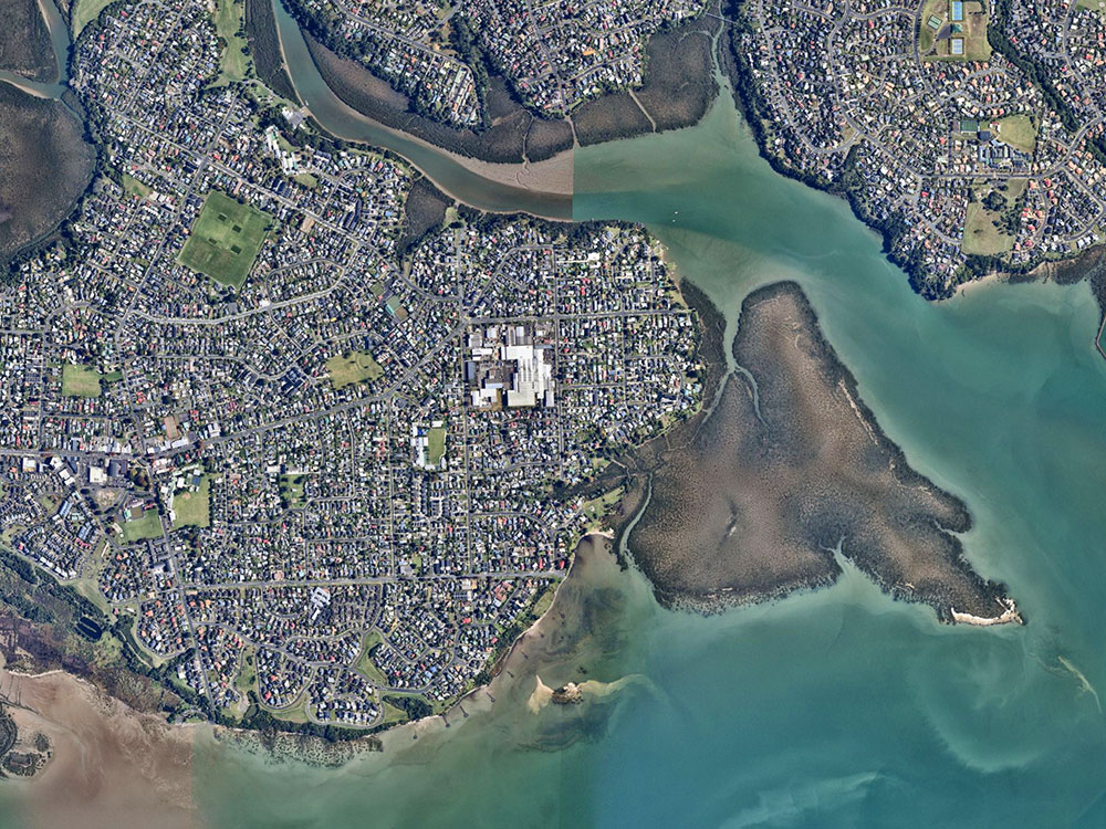 Image Showing Aerial View of Te Atatu Peninsula, the Inspiration for Safe Steps
